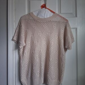 Nicole Cream Knit Top